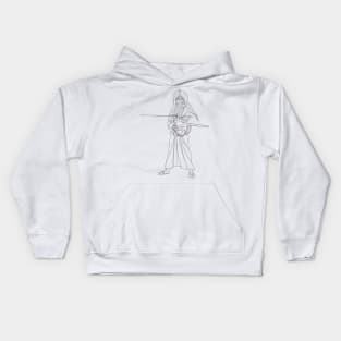 the samurai x the rurouni kenshin himura Kids Hoodie